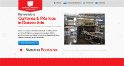 Desktop Screenshot of cartonesyplasticos.com